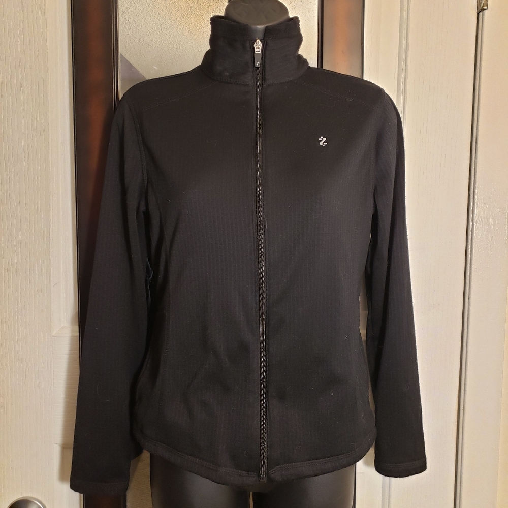 Zip up athletic sweatshirt